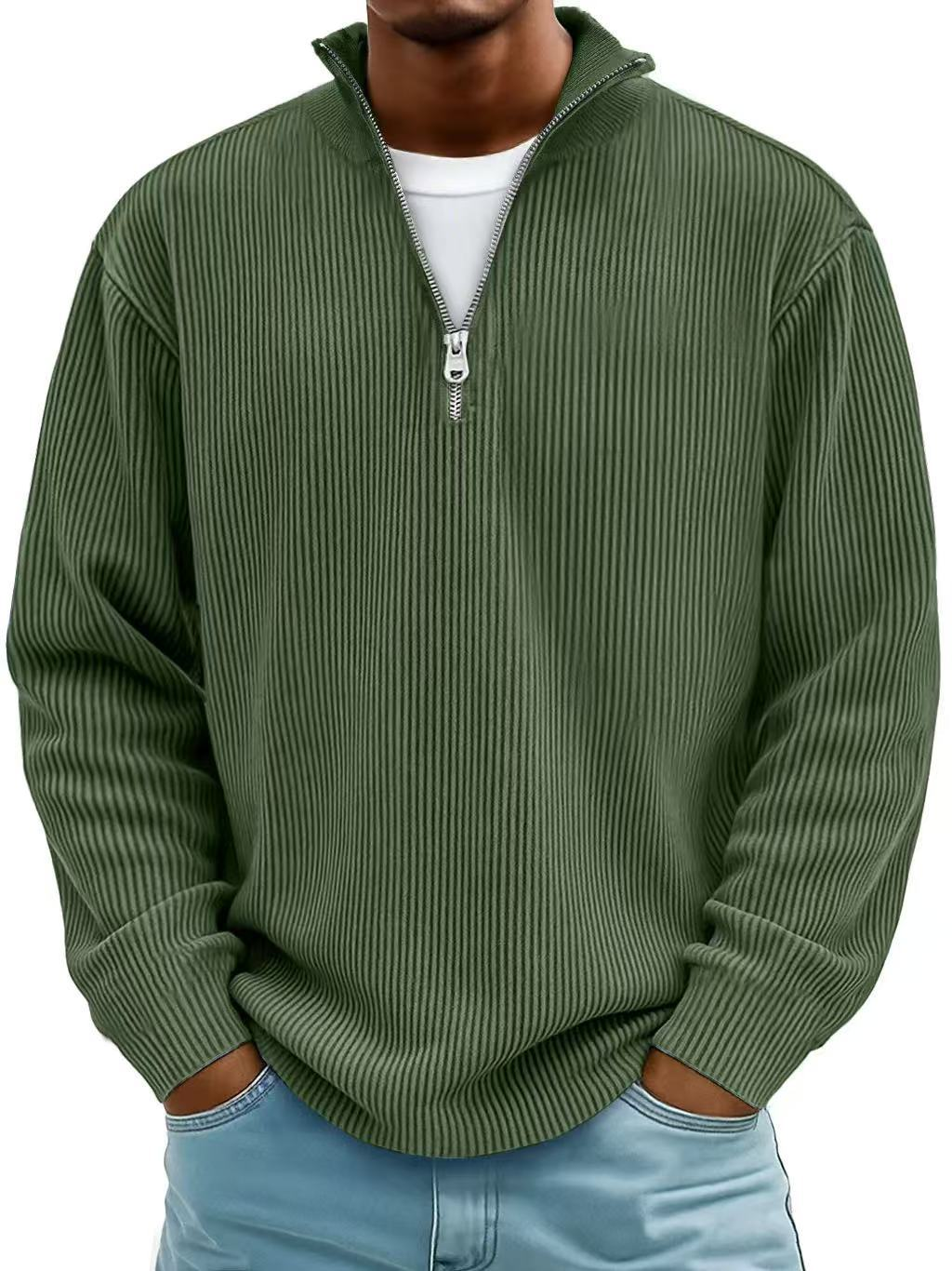 Jersey Marc- Punto Acanalado con Cremallera