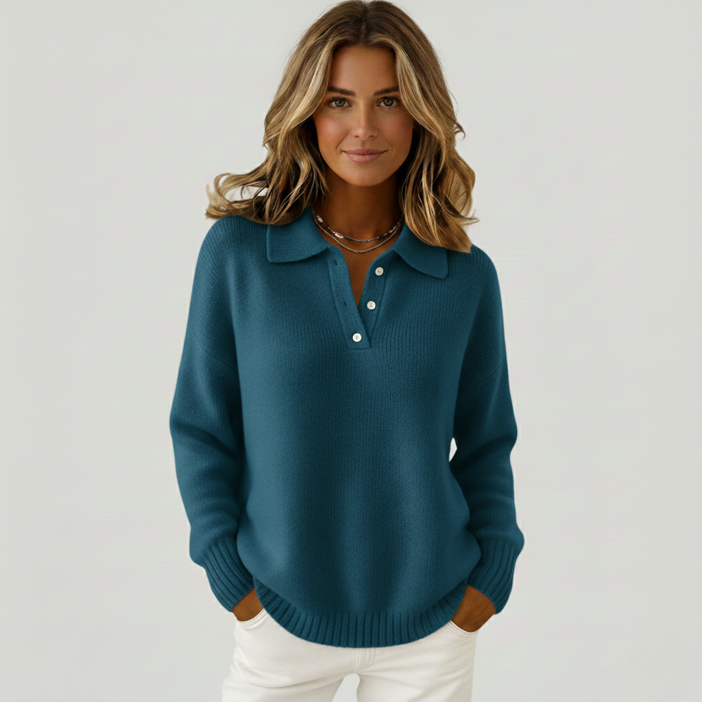 Clémentine | Jersey Suave Con Cuello