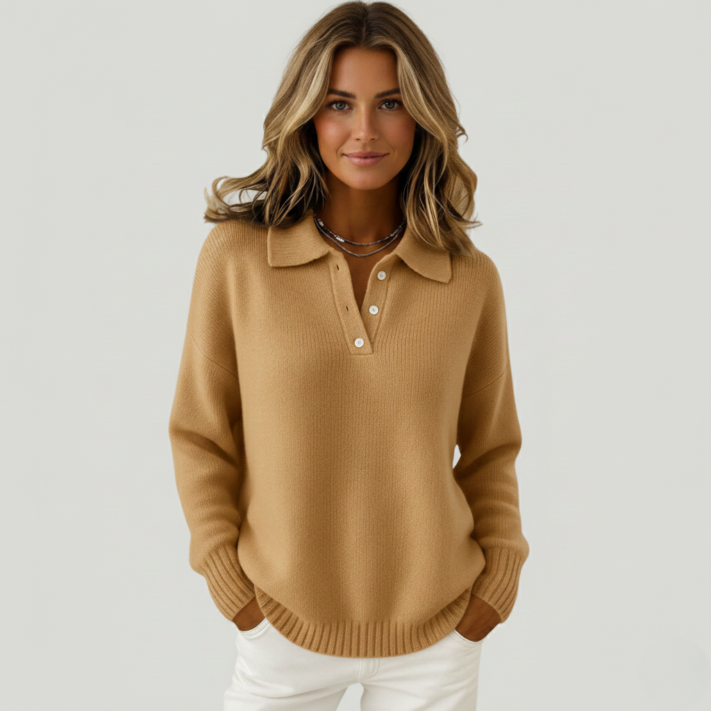Clémentine | Jersey Suave Con Cuello