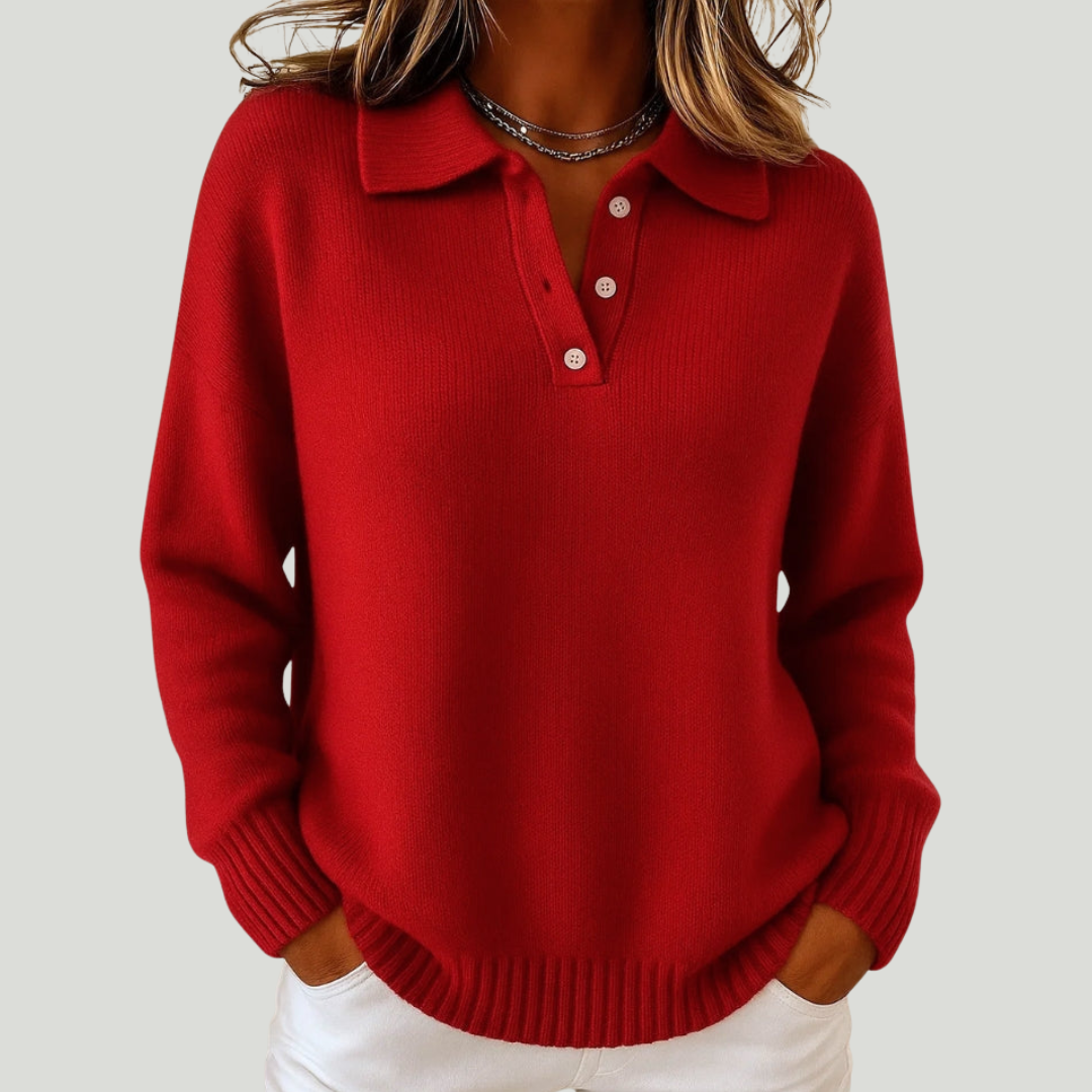 Clémentine | Jersey Suave Con Cuello