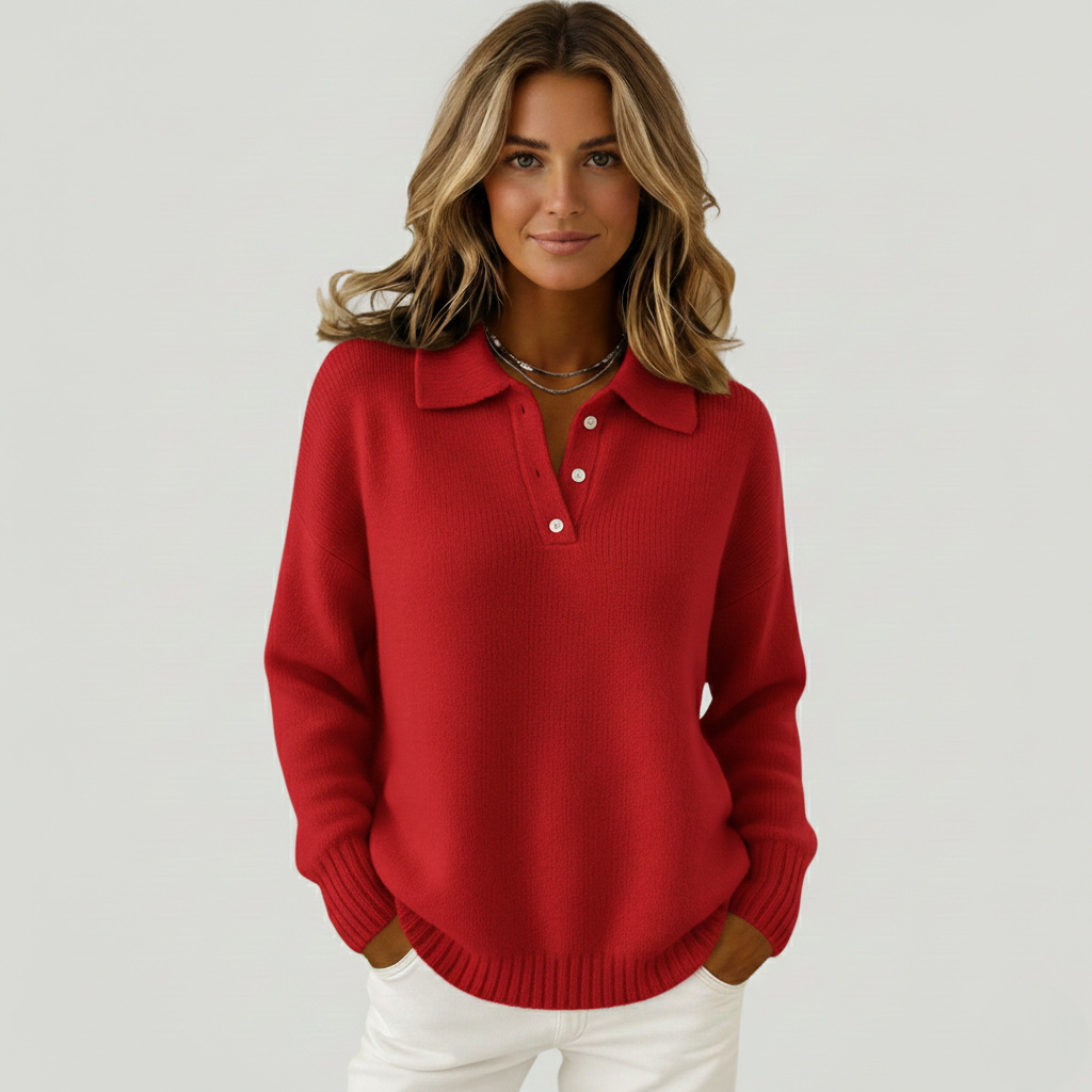 Clémentine | Jersey Suave Con Cuello