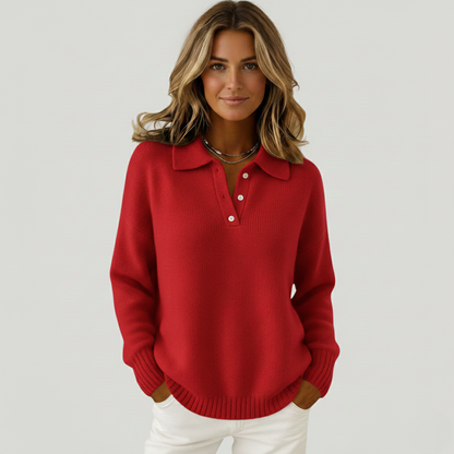 Clémentine | Jersey Suave Con Cuello