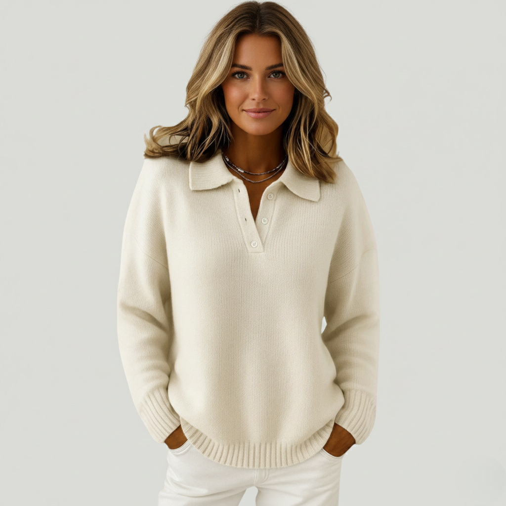 Clémentine | Jersey Suave Con Cuello