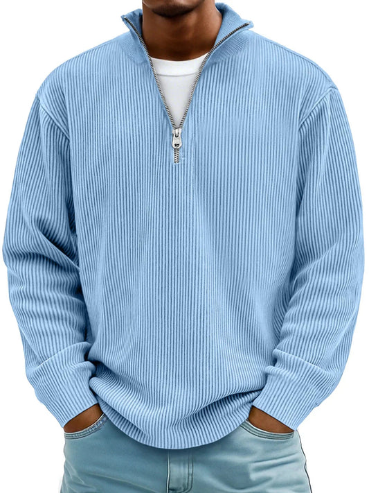 Jersey Marc- Punto Acanalado con Cremallera
