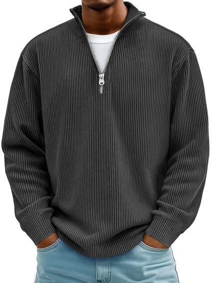 Jersey Marc- Punto Acanalado con Cremallera