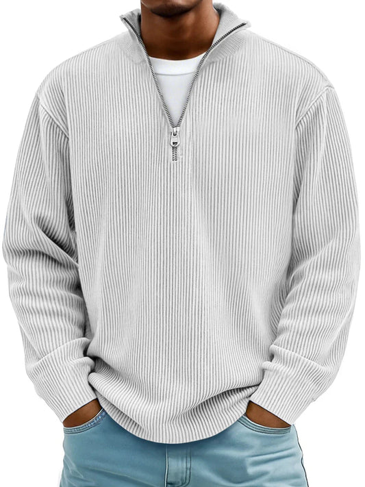 Jersey Marc- Punto Acanalado con Cremallera