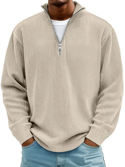 Jersey Marc- Punto Acanalado con Cremallera