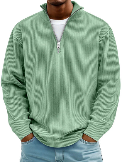 Jersey Marc- Punto Acanalado con Cremallera